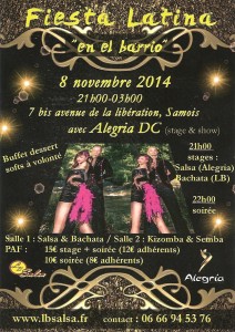 8 novembre Salsa